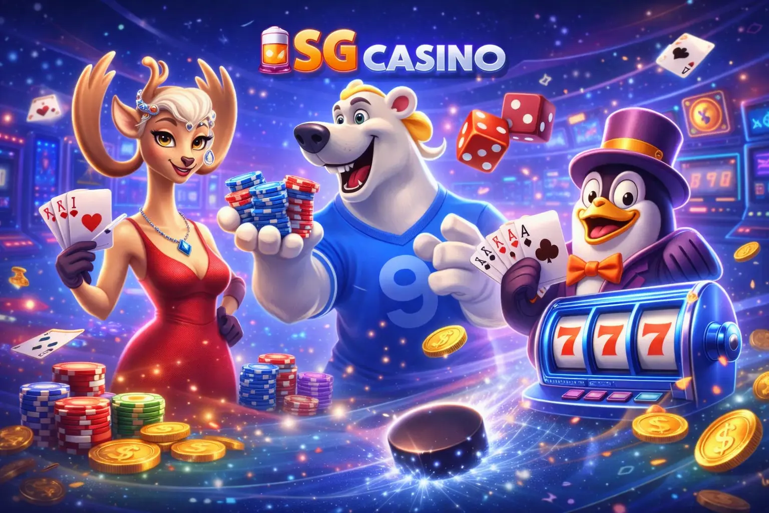 SG Casino belepes, Coins jutalmak es VIP elonyok